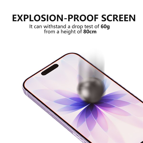 9H 2.5D Red light tempered glass screen protector film